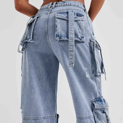 Cargo Denim Jeans