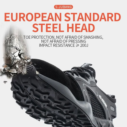 Anti-collision and Anti-smashing Breathable Safety Shoes
