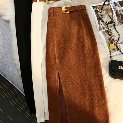 Corduroy Women Skirt