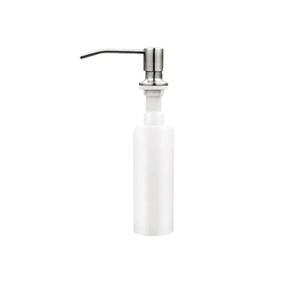 Built-in Kitchen Sink Soap Dispenser: 300ML Stainless Steel Hand Press Bottle