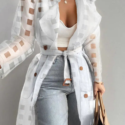 Women's Fashion See-Through Top