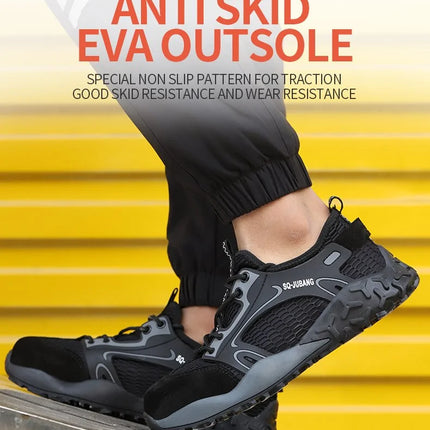 Anti-collision and Anti-smashing Breathable Safety Shoes