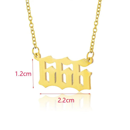 Stainless Steel Chain Chocker Pendant Necklace