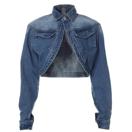 Cropped Denim Jacket Women