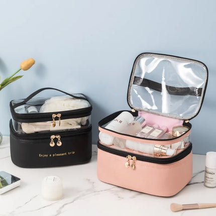 Double Layer Makeup Bag