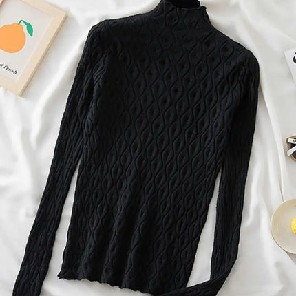 Turtleneck Knitted Sweater