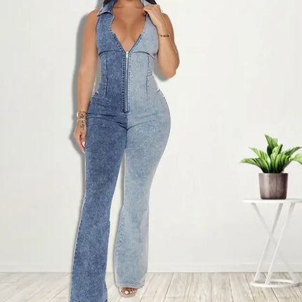 "Double Trouble" Denim Jumpsuit