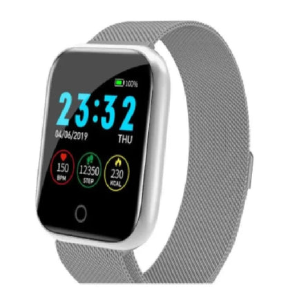 Steel and Silicone Smart Watch