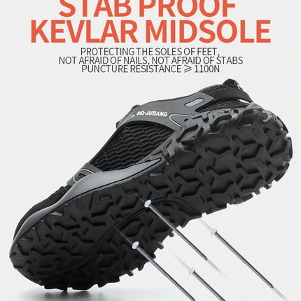 Anti-collision and Anti-smashing Breathable Safety Shoes