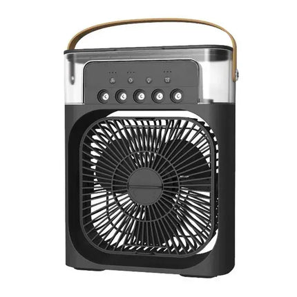 Portable Stand Fan and Air Cooler with Ice Cooling and Heat Dissipation