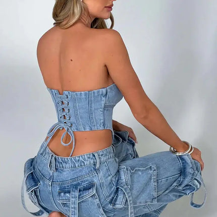 Cargo Denim Jeans