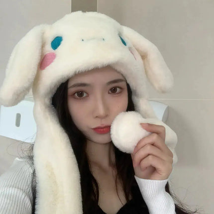 Cute Plush Keep Warm Bunny Hat