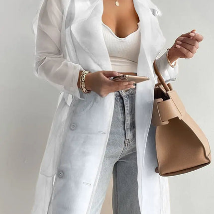 Women's Fashion See-Through Top