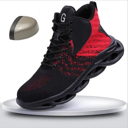 Men Steel Toe Outdoor Safety Work Shoes