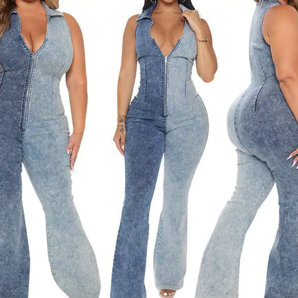 "Double Trouble" Denim Jumpsuit